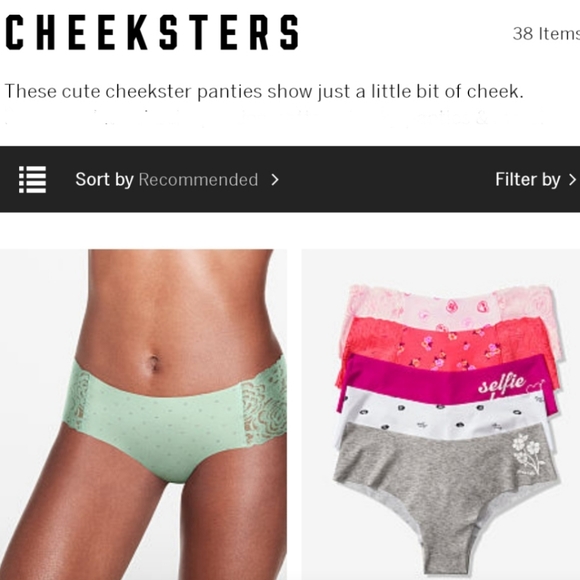 BNWT 💜VS/PINK💜 NO SHOW CHEEKSTERS SIZE XL - Picture 3 of 6